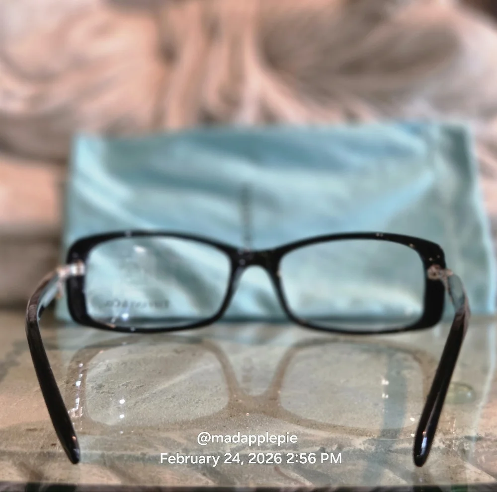 Tiffany & Company TF2064 Eyeglass Frames Padalock Vintage Luxury Designer #175